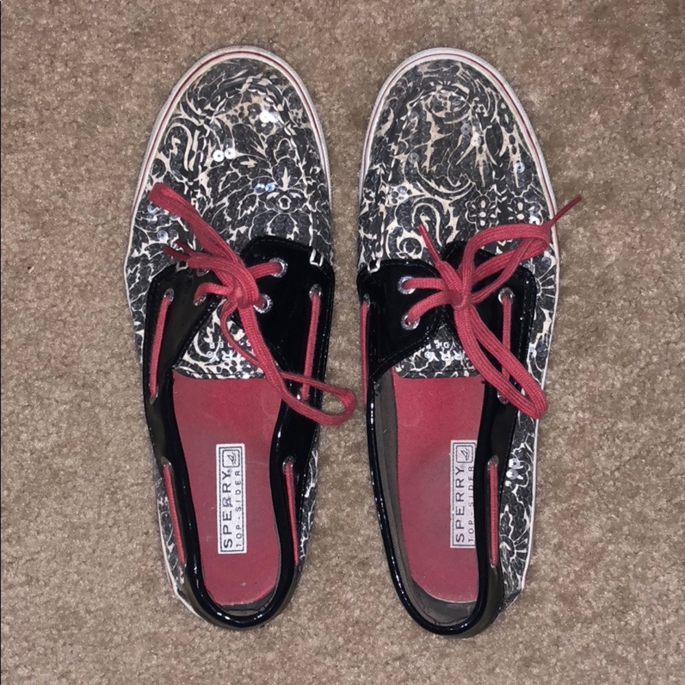 Sequin Pattern Sperry’s